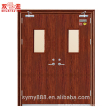 Pakistan 2 hours steel fire rated door design with door closer